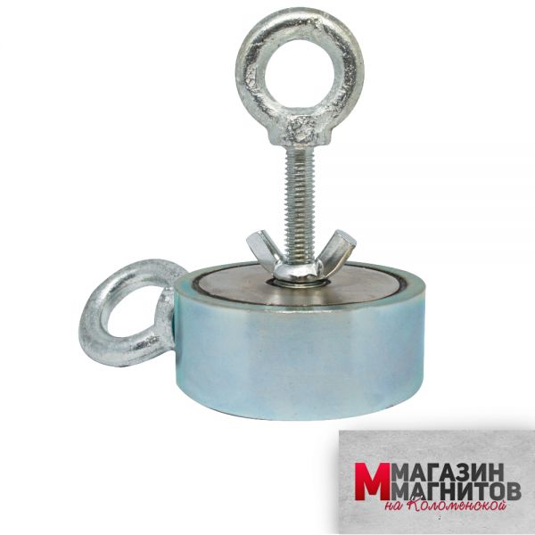 Поисковый магнит двухсторонний F250х2 (250 кг.)